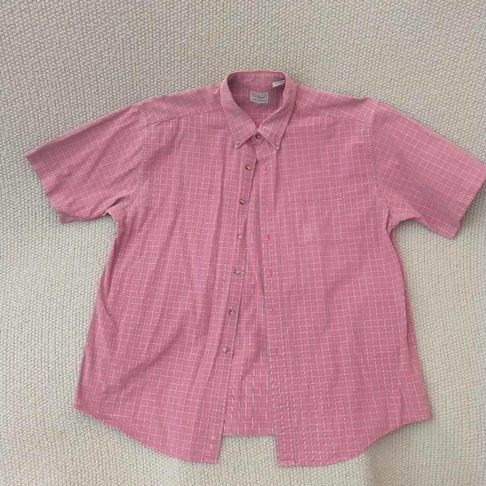 LL Bean Button Down Casual Shirt XL